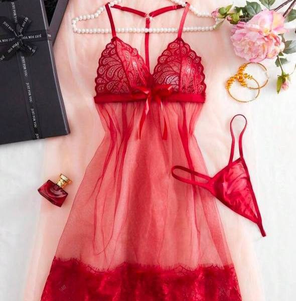 پیراهن خواب شیشه ای